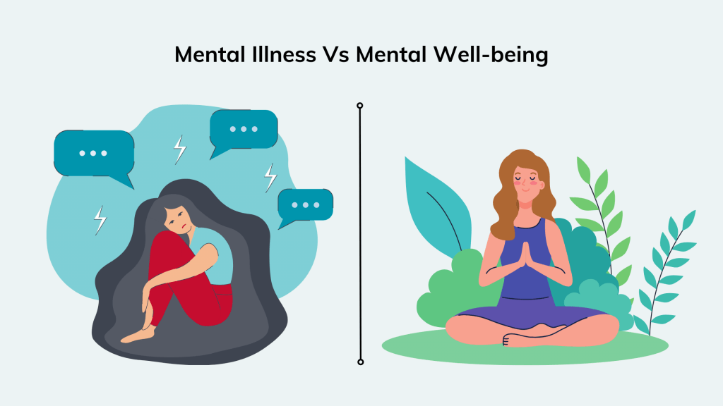 Difference between mental health and mental illness